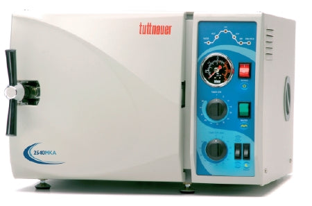 Tuttnauer Usa Semi-Automatic Autoclave Steam 254 X 476 Mm Chamber Single Door - 2540MKA