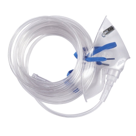 CapnoVue - Oxygen Mask with ETCO2 Monitoring Elongated Style Adult One Size Fits Most Adjustable Head Strap - 4737-14-0-50