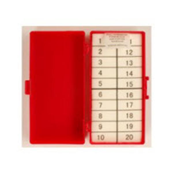 Xodus Medical Counter Needle 1/2 Foam Block 20 Count Red Sterile 64/Ca - 70420
