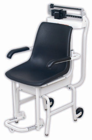 Detecto - Chair Scale Balance Beam Display 400 lbs. Capacity Black / White Analog - 475
