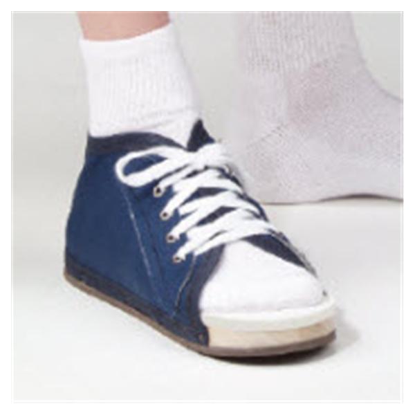 Deroyal Industries Inc Shoe Post-Op Canvas Navy Wood Sole/Rubber Bottom Men 9-11 Size Large Ea - 2020-03