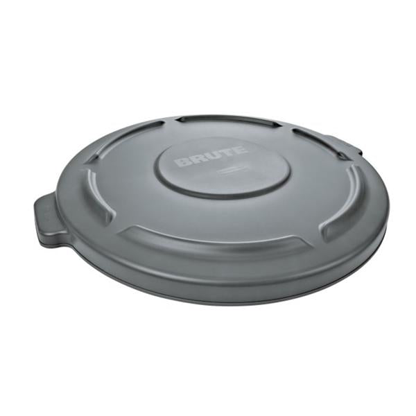 Rubbermaid Lid Gray 22-1/4X1-3/8" Round 32 Gallon 6/Ca - FG263100GRAY