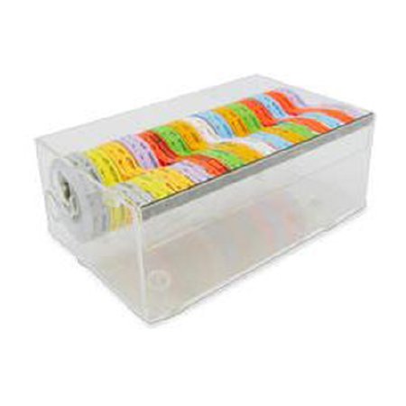 PDC - Tape Dispenser 3-1/8 X 5 X 8-3/8 Inch Desktop Manual Pull Plastic Clear For use with Syringe Tape - DSP-DST