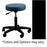 Oakworks Stool Exam Basic Coal 5 Leg/Casters Backless Ea - CST18-T01