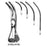 Miltex-Integra Clamp Bulldog Glover 3-1/2" Curved 4Cm Jaw 9Cm Stainless Steel Ea - 24-754