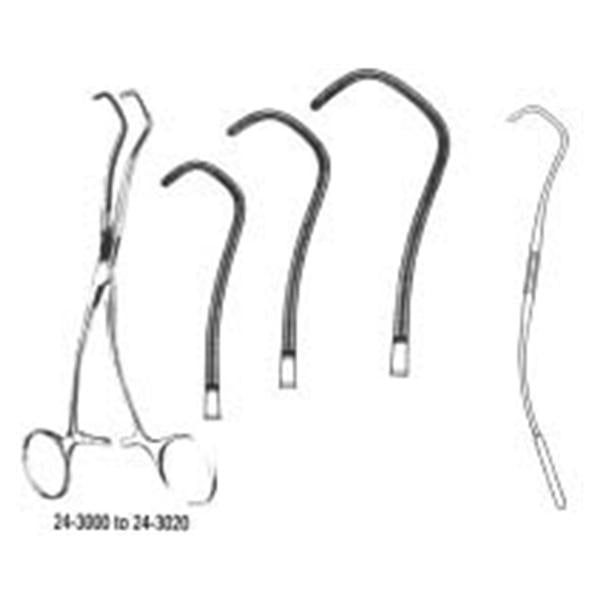 Miltex-Integra Clamp Anastomosis/Vascular Cooley-Derra 6-1/2" Medium Stainless Steel Ea - 24-3010
