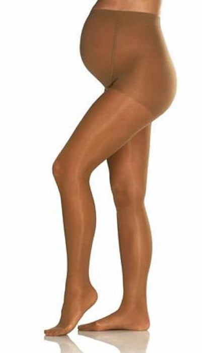 JOBST Ultrasheer - Maternity Compression Pantyhose Waist High Large Silky Beige Closed Toe - 117255