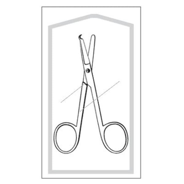 Sklar Instruments Scissors Stitch Spencer Econo 4-1/2" Blunt/Blunt Smooth Straight Ss Disp 25/Bx - 96-2598