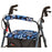 Nova Ortho-Med Cover, Seat/Back F/ Rolling Walker Aloha Blu (24/Cs) - 4007AB