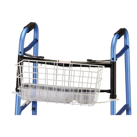 Nova Ortho-Med Basket, F/Folding Walker W/Liner Wht (4/Cs) - 438B