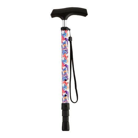 Nova Ortho-Med Cane, Folding Click Butterfly Symphony (24/Cs) - 3070BS