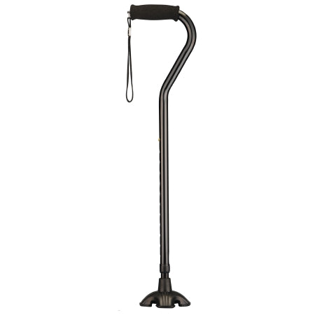 Nova Ortho-Med Cane, Sugar Offset Blk (12/Cs) - S1070BK