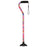 Nova Ortho-Med Cane, Sugar Offset Pnk Garden (12/Cs) - S1070PG