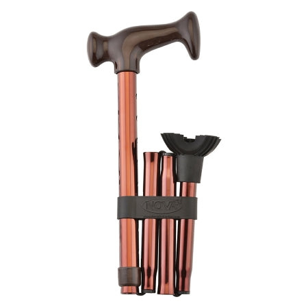 Nova Ortho-Med Cane, Folding Qt Bronze (20/Cs) - QT3010BR