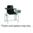 Winco Mfg, Chair Blood Draw Black Steel 300Lb Capacity 18" Seat Ea - 2570PR