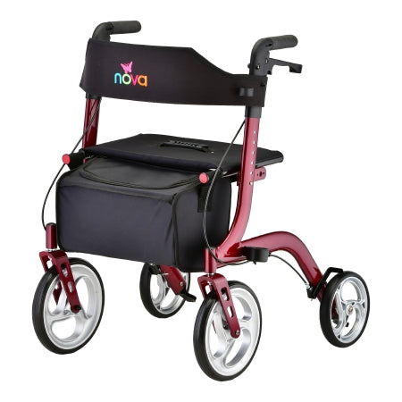 Nova Ortho-Med Rollator, Express Red - 4328RD