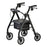 NEW STAR - 4 Wheel Rollator Black Adjustable Height / Folding Aluminum Frame - 4288BK