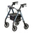 NEW STAR - 4 Wheel Rollator Blue Adjustable Height / Folding Aluminum Frame - 4288BL