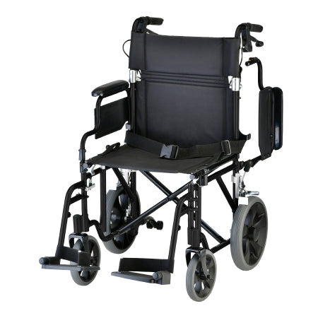 Nova Ortho-Med Chair, Transport Lightweight Fda Blk 19" - 352BK