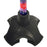 Nova Ortho-Med Tip, Cane Quad All-Terrain 3/4" (100/Cs) - 10040BK