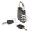 Market Lab - Combination Paddle Lock Silver / Gray Steel Universal - 15693