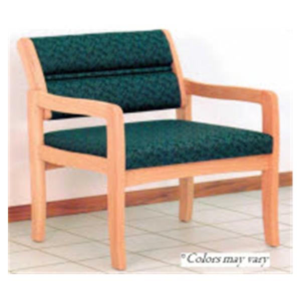 Wooden Mallet Chair Guest Dakota Wave Valley Black/Medium Oak Medium Oak Finish 800 Cap Ea - DWBA3-1MOV