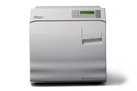 Ritter M11 - Tabletop Autoclave with Data Logger Steam 11 Inch Diameter X 18 Inch Depth Automatic Door - M11-042-DL
