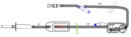 PlumSet - IV Pump Set 10 Drops / mL Drip Rate 112 Inch Tubing - 14954-88