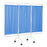 R & B Wire Products - Privacy Screen 3- Panel Without Mesh 27 Inch Width 81 Inch Length - PSS-3CUS/B