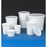 Globe Scientific Multi-Purpose Container 86Oz Separate Snap Lid White Hdpe Economy Style 25/Ca - 271086W