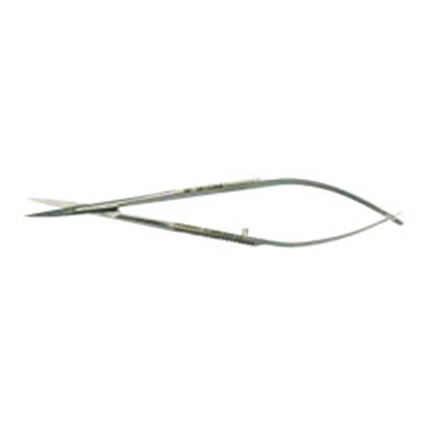 BR Surgical, Scissors Noyes Iris 4-3/4" Sharp/Sharp Smooth Curved Stainless Steel Ea - BR08-11112