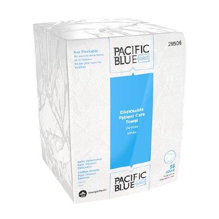 Georgia Pacific Washcloth Pacific Blue Select 10 X 13 Inch White Disposable - 29506