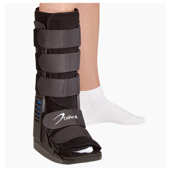 Deroyal Industries Inc Walker Inline Standard Ankle/Leg/Foot Adult Black Size Small Each - 15530005