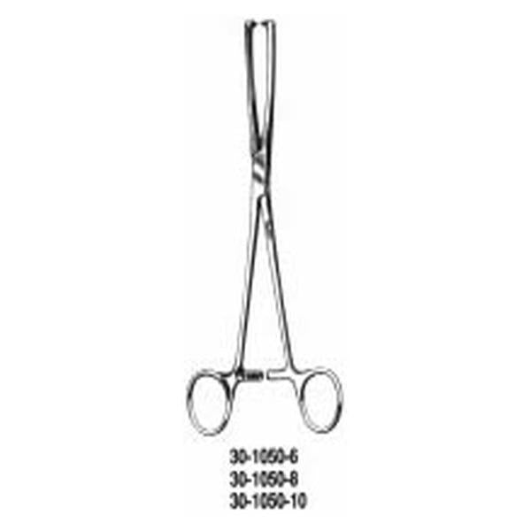 Miltex-Integra Forcep Vulsellum Museux 9-1/2" 6Mm Jaw Straight 2X2 Teeth Stainless Steel Ea - 30-1050-6