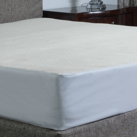 Standard Textile Cover, Mattress Waterproof Twin Poly/Nyl Wht 39X80X12 (12/Dz - 57303400