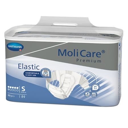 Hartmann Unisex Adult Incontinence Brief Molicare Premium Elastic Small Disposable Moderate Absorbency - 165271