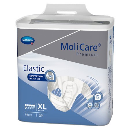 MoliCare Premium Elastic 6D - Unisex Adult Incontinence Brief X-Large Disposable Moderate Absorbency - 165274