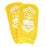 Principle Business Ent. Slippers Patient Pillow Paws Terrycloth Yellow 4-7 48Pr/Ca - 1093