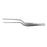 BR Surgical, Forcep Tissue Cushing-Taylor 7-1/4" Scraper End 1X2 Teeth Stainless Steel Ea - BR10-31802