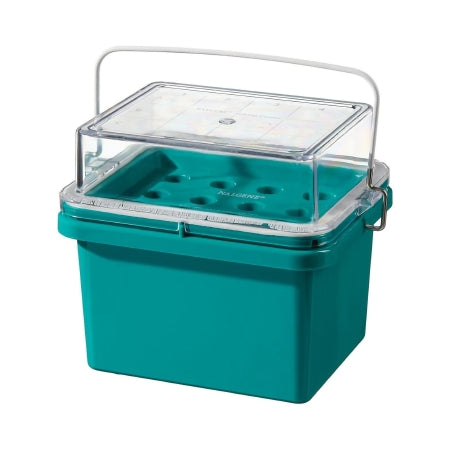 Thermo Scientific Nalge - Benchtop Cooler 5-1/2 X 7-1/2 X 7-3/4 Inch Blue Polycarbonate 12 Tube Capacity - 5116-1300