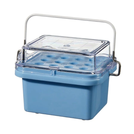 Thermo Scientific Nalge - Benchtop Cooler 4-1/4 X 5 X 5-1/3 Inch Blue Polycarbonate 12 Vial Capacity - DS5114-0012
