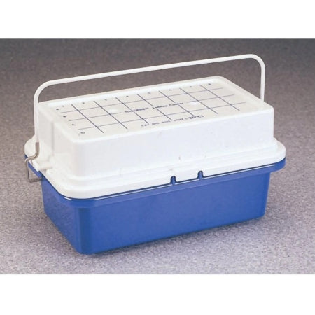 Thermo Scientific Nalge - Benchtop Cooler 5-3/4 X 6-2/5 X 9-2/3 Inch Blue Polycarbonate 32 Tube Cpacity - 5115-0032