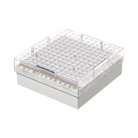 Nalgene - Cryo Storage Box 52 X 133 X 133 mm White Polycarbonate 81 Tube Capacity - 5050-0169