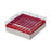 Nalgene - Cryo Storage Box 2 X 5-1/2 X 5-1/2 Inch Red Polycarbonate 81 Vial Capacity - 867013-0240