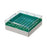 Nalgene - Cryo Storage Box 2 X 5-1/2 X 5-1/2 Inch Green Polycarbonate 81 Vial Capacity - 867013-0242