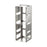 Cryobox - Cryo Storage Box Freezer Rack 5-1/2 X 5-2/3 X 16 Inch Metallic Stainless Steel 4 Cryo Box Capacity - DS5037-0004