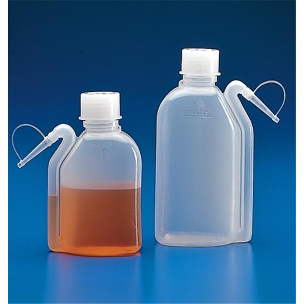 Globe Scientific Squeeze Wash Bottle Polyethylene Screw Cap Clear 250Ml 10/Ca - 601633