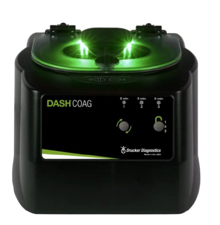 DASH Coag - Centrifuge 12 Place Fixed Angle Rotor 6,600 RPM Max Speed, 4,400xG Max RCF - 00-676-009-000