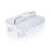 Market Lab Phlebotomy Tray, Modular Clr Plas W/Lid Wht - ML35117