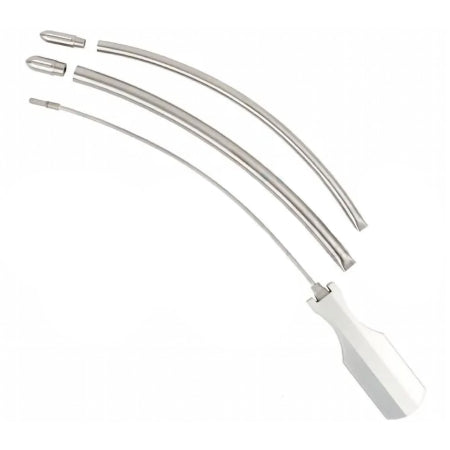 Marina Medical - Vascular Tunneler Set 6 X 25 mm / 8 X 25 mm, Slight Curve, Stainless Steel with Aluminum Handle OR Grade - MM-TUN68025